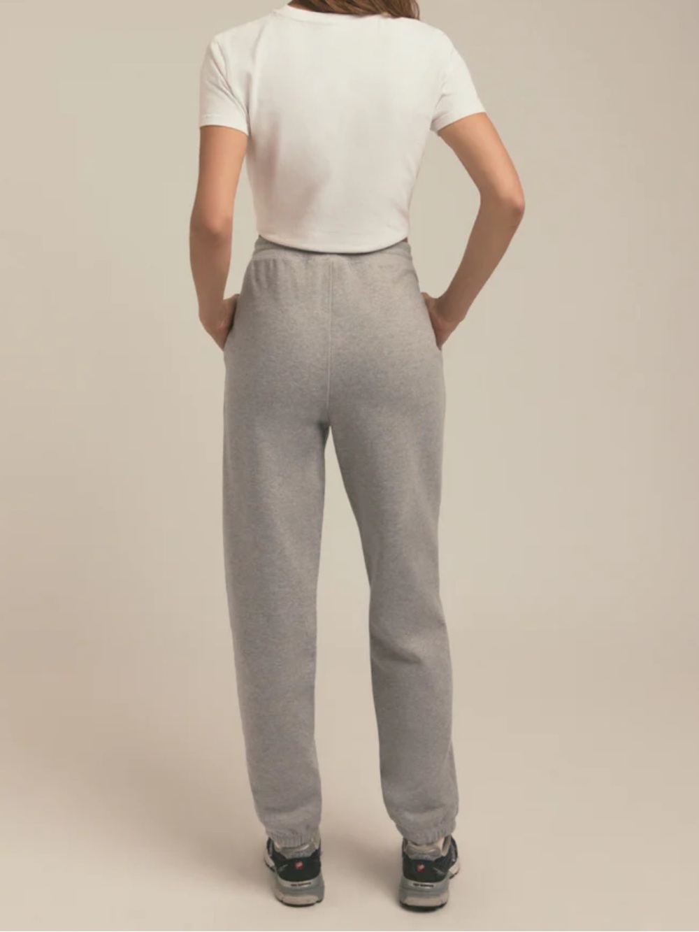 Favorite Daughter Collegiate Oversized Sweatpants Joggers Heather Grey XS NWT - Picture 5 of 9
